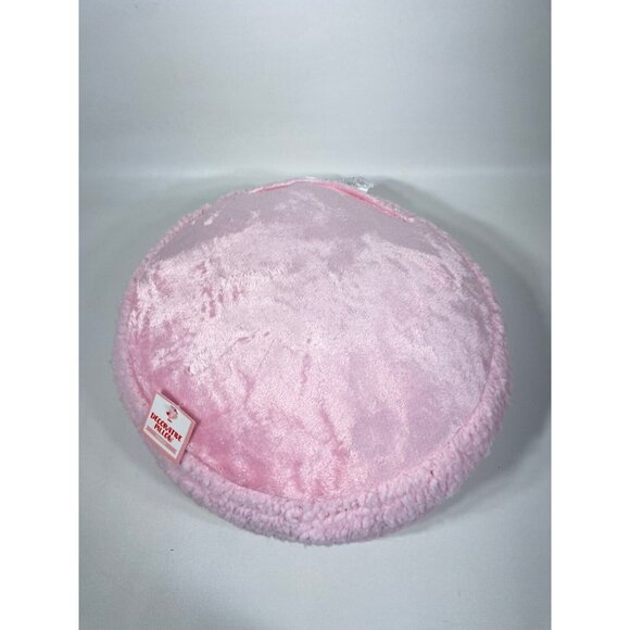 Macaron 12" Plush Pink Throw Pillow - Picture 6 of 12